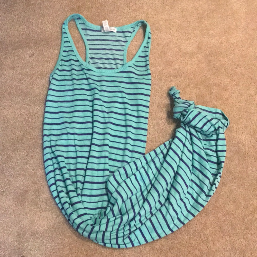 Striped maxi dress. In great condition.
